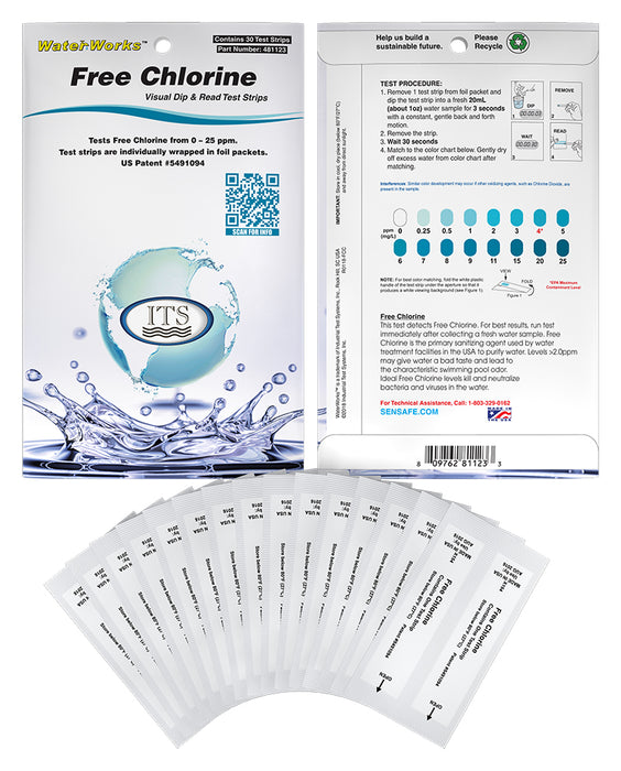 WaterWorks™ Freies Chlor (Pocket-Pack)