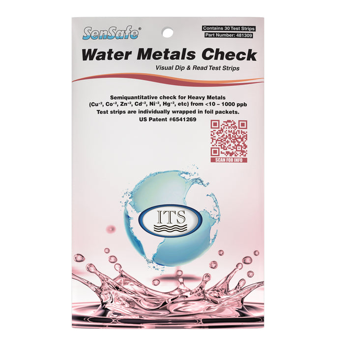 SenSafe® Water Metals Check (Eco-Pack), (Metalle, Papier-Packung)